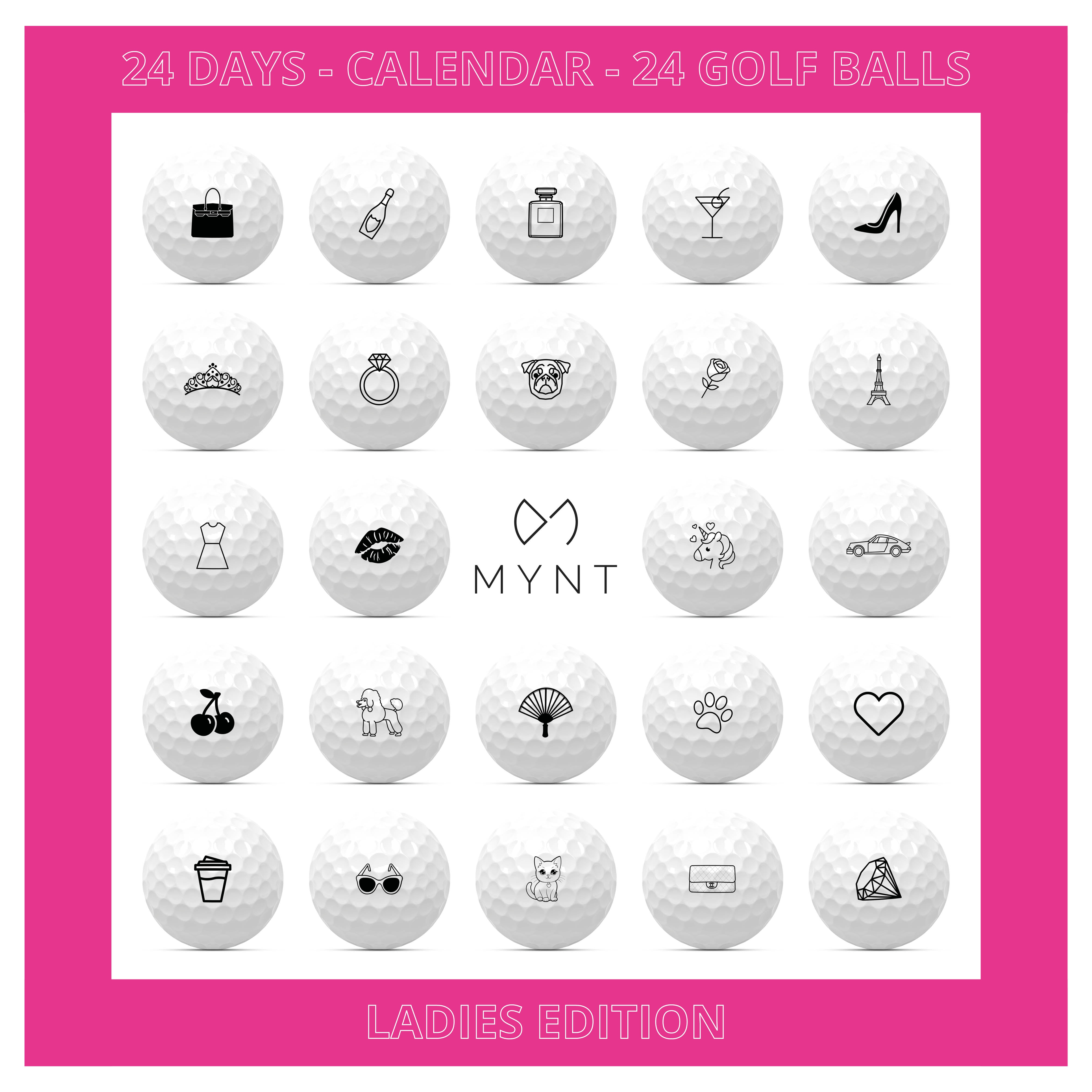 Personalize MYNT golf balls